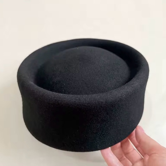100% wool pillbox hat main image 7